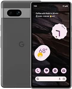 Google Pixel 7a 5G, US Version, 128GB, Charcoal - T-Mobile (Renewed)