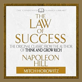 The Law of Success Audiobook By Napoleon Hill, Mitch Horowitz cover art