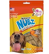 Nylabone Natural Nubz Chicken Dog Treats 1 (20 Count) Large - 30+ lbs.