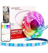 Sengled Smart Bluetooth Mesh LED Multicolor Light Strip, 5M (16.4ft), Works with Amazon Echo and ...