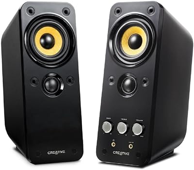 Creative Labs GigaWorks T20 Series II 2.0 Multimedia Speaker System with BasXPort Technology for Watching Movies, Gaming, and Music Listening - 51MF1610AA002 (Renewed)