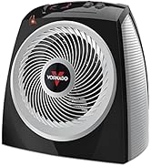 Vornado VH10 Vortex Heater with Adjustable Thermostat, 2 Heat Settings, Advanced Safety Features,...