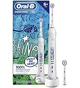 Oral-B Kids Electric Toothbrush with Coaching Pressure Sensor and Timer, Rechargeable Toothbrush ...