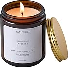 YAMXEIFIT Scented Candle,Lavender Candles for Home Scented,Natural Soy Candles for Women,Suitable for Holiday Parties,Fragrance Continuously Relaxing Atmosphere in Decorative Spaces
