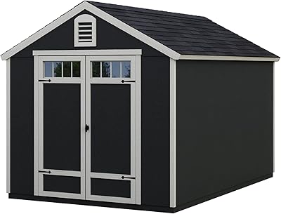 Handy Home Products Greenbriar 8X10 Do-It-Yourself Storage Shed with Floor
