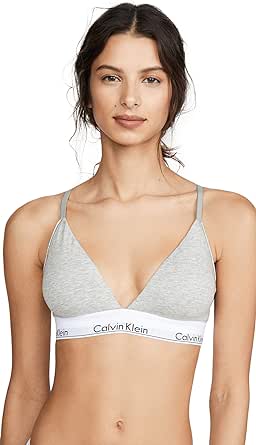 Calvin Klein Women&#39;s Modern Cotton Lightly Lined Triangle Wireless Bralette