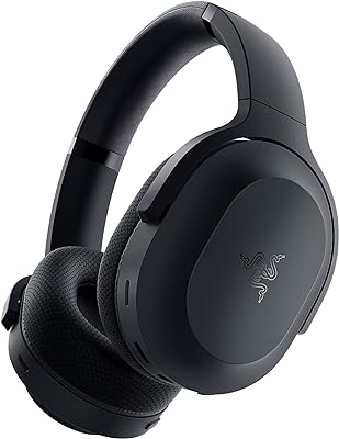 Razer Barracuda Wireless Gaming & Mobile Headset (PC, Playstation, Switch, Android, iOS): 2.4GHz Wireless + Bluetooth - Integrated Noise-Cancelling Mic - 50mm Drivers - 40 Hr Battery - Black