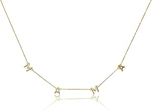 Benevolence LA Mama Necklace, 14k Gold Dipped Necklaces for Women, Birthday, Anniversary Gifts for Mom, Grandma, Mother in Law | Mama Gift, Mom Gifts - Designed in California