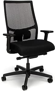 HON Ignition 2.0 Ergonomic Office Chair - Tilt Recline, Swivel Wheels, Comfortable for Long Hours in Home Office &amp; Task Work, Executive