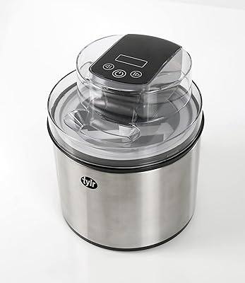 Tylr 2 Quarts Ice Cream Maker, Sorbet, Yogurt, Milkshakes, Smoothie and more, with One Touch program in as little as 20 minutes.
