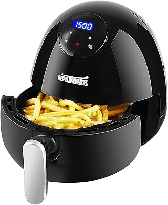 Mini Air Fryer 700-Watt Small Airfryer Personal Compact Air Fyer with 1.64 Qt Basket Temperature Controls for Cooks Crisps Bakes Reheats