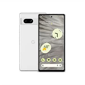 Google Pixel 7a - Unlocked Android Cell Phone with Wide Angle Lens and 24-Hour Battery - 128 GB - Snow