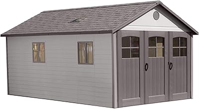 Lifetime Products 60236 11' x 18.5' Outdoor Storage Shed