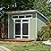 Handy Home Products Olympia 10x7.5 Wood Storage Shed with Floor