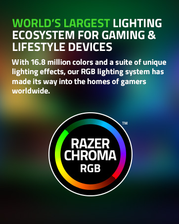 Razer world's largest lighting ecosystem gaming devices