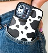 Smartish - Bovine & Fine - iPhone 13 Slim Case - Gripmunk [Lightweight + Protective] Thin Cover -...