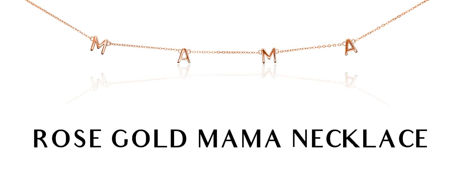 rose gold mama necklace mother's day gifts from husband