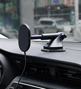 iOttie Velox Magnetic Wireless Charging Dash & Windshield Car Mount. Compatible with MagSafe iPho...