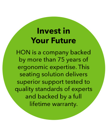 HON Ignition 2.0 Ergonomic Office Chair Home PC Computer Desk Chair - Comfortable, Executive