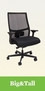 HON Ignition 2.0 Big and Tall Office Chair for Heavy People Plus Size Office Chair Wide Desk Chair