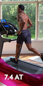 Horizon Fitness 7.4 AT Studio Series Smart Treadmill