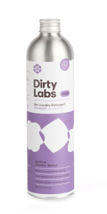 Dirty Labs murasaki scent 80 load concentrated detergent. Enzyme powered.