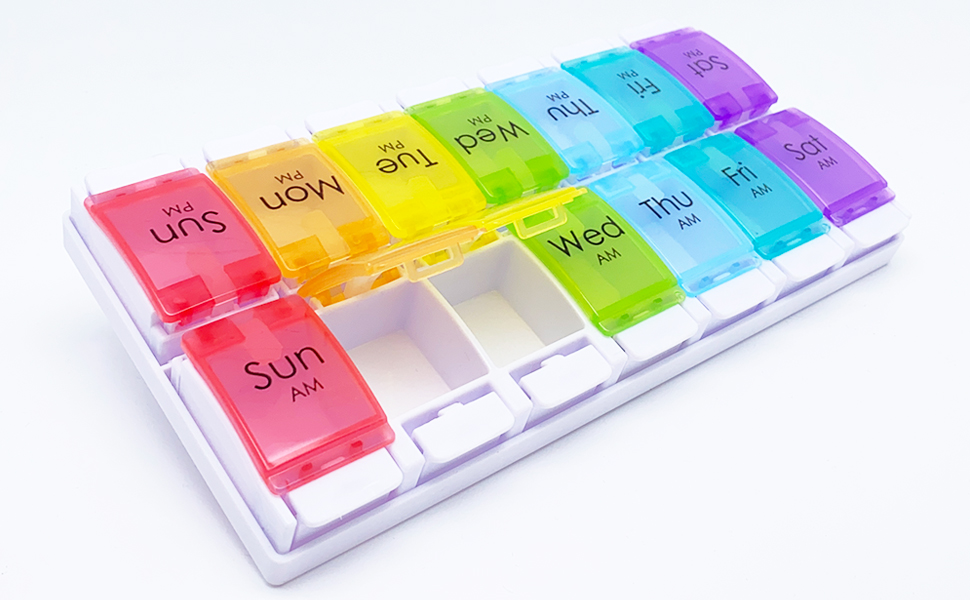 day and night pill organizer 2 times a day