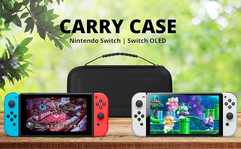Orzly Case for Nintendo Switch & Switch OLED Console and Accessories