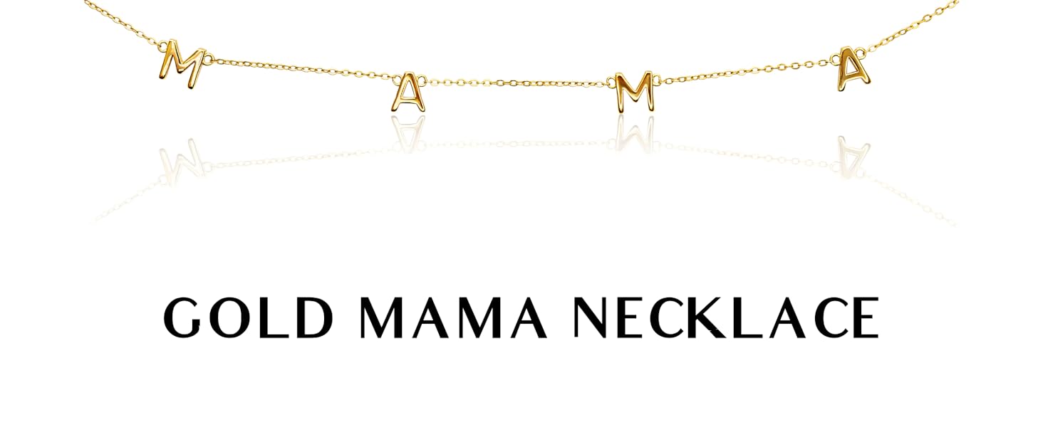 gold mama necklace mom gifts from daughter husband