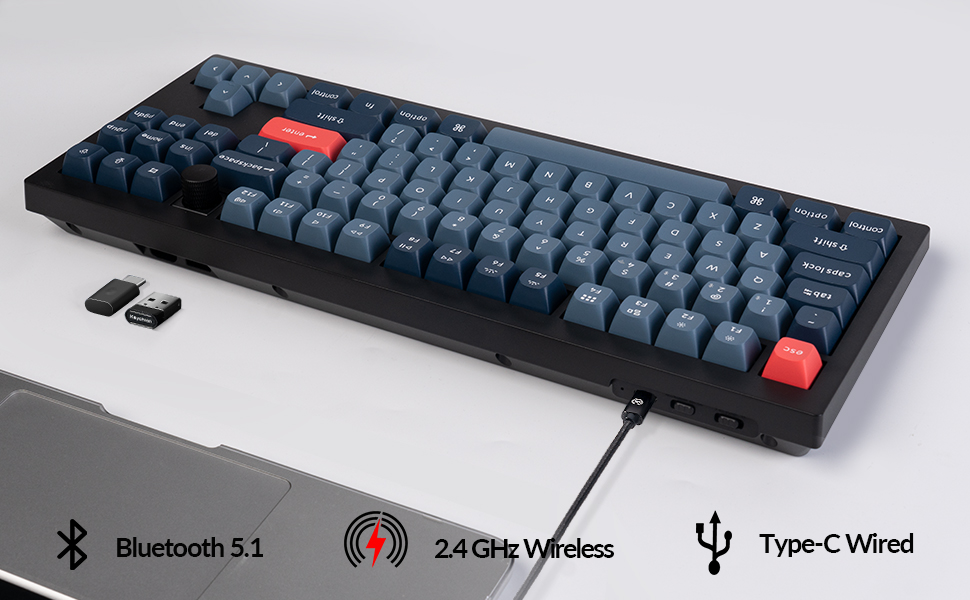 Keychron V3 Max QMK/VIA Wireless Custom Mechanical Keyboard