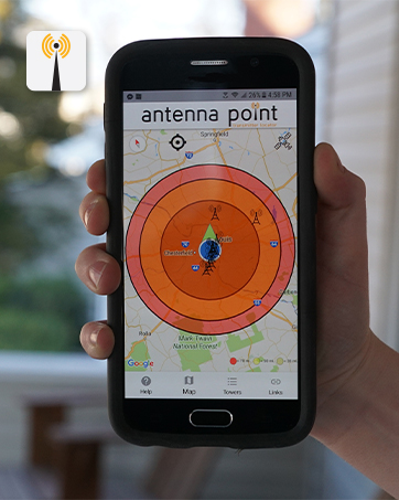 Antenna Point app lifesyle in use