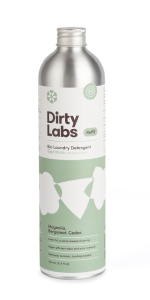 Dirty Labs signature scent 80 load concentrated detergent. Enzyme powered.