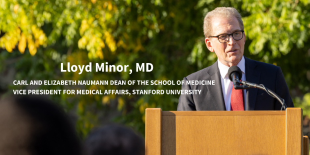 Dean Lloyd Minor of the Stanford University School of Medicine