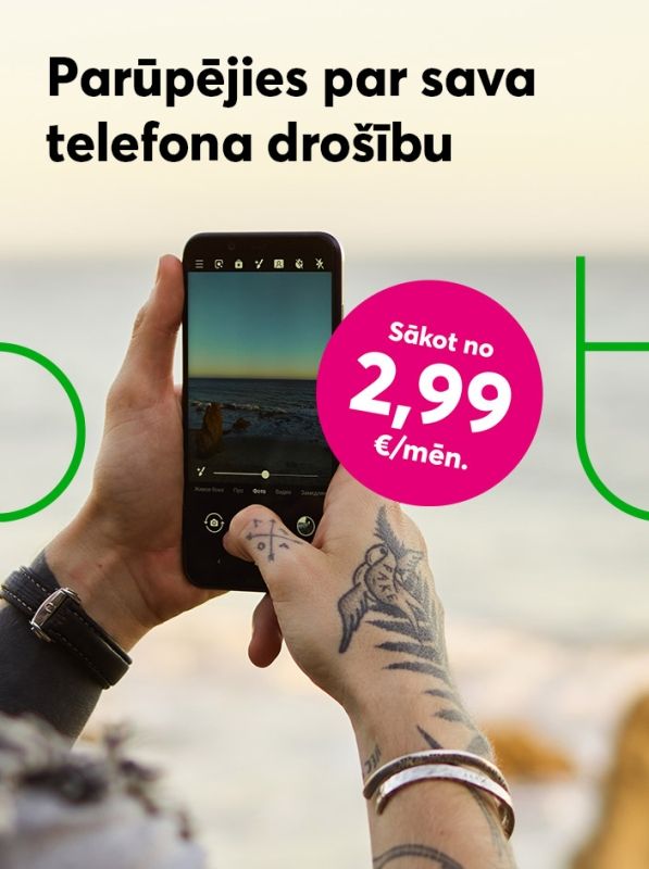 Telefona apdrošināšana pa 2,99 eiro mēnesī