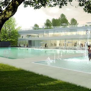 Le projet prévoit la création d'une halle de bassins intérieurs, dont un bassin de baignade ludique et d'activités collectives, un bassin nordique extérieur chauffé, une plaine de jeux aqua-ludique, des solariums…