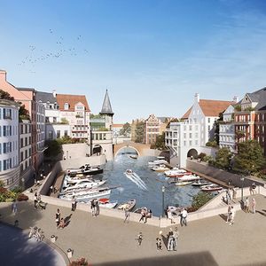 Le futur port de plaisance accueillera 1.200 logements.