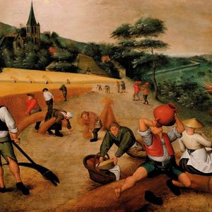 Lot 10PIETER BRUEGHEL LE JEUNE (1564-1638)L'Eté : la moissonhuile sur panneau54 x 75 cmEstimation : €400,000-600,000