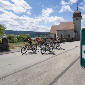 Le réseau « points noeuds » mis en place par le Comité départemental du tourisme permet aux cyclistes de façonner eux-mêmes leur parcours.