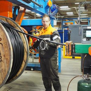 L'usine Nexans d'Autun est spécialisée dans la fabrication de câbles électriques pour le bâtiment.