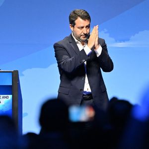 Matteo Salvini est en campagne pour les élections européennes.