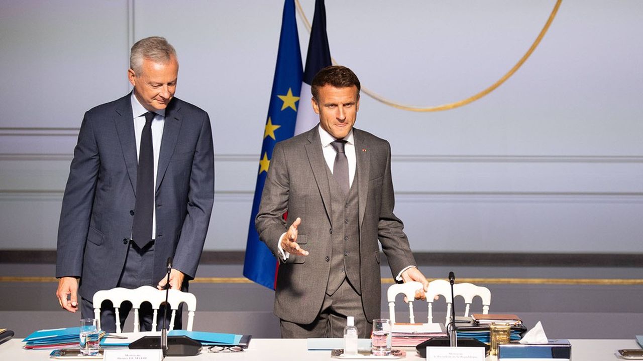 Les finances publiques provoquent de vives tensions entre Bruno Le Maire et Emmanuel Macron.