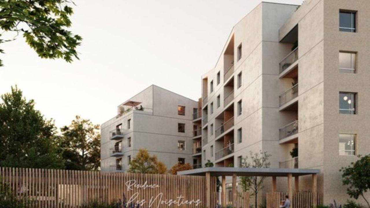 La future résidence des Jardins de la Madeleine à Angers mixe habitat pour seniors autonomes et logements étudiants, jeunes actifs et familles monoparentales.
