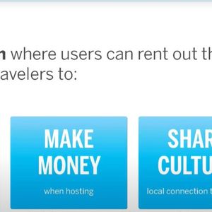 Une des « slides » du pitch de levée de fonds des fondateurs d'Airbnb.