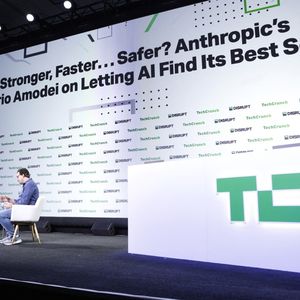 Dario Amodei lors d'une conférence au TechCrunch Disrupt 2023 à San Francisco, en Californie, le 20 septembre 2023.