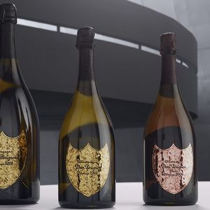 Les trois flacons Dom Pérignon designés par Lenny Kravitz