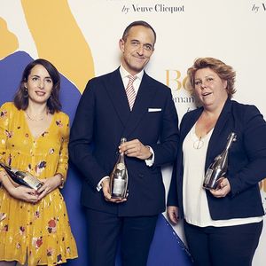 De gauche à droite, les lauréats 2019 : Julie Chapon (Yuka), Frédéric Mion (Science Po) et Chrystèle Gimaret (Artupox).