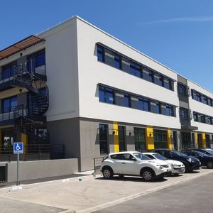 SPIE ICS est désormais hébergé dans l'immeuble Arteparc, bâti dans la zone d'activités Georges Besse.