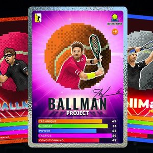 Ballman Project est une collection de 6.200 joueurs de tennis uniques.