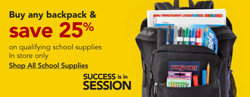 Buy and backpack and save 25% 