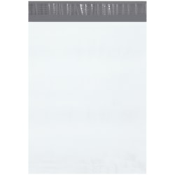 Partners Brand 12" x 15-1/2" Poly Mailers, White, Case Of 500 Mailers